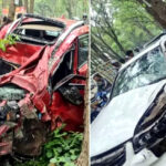 उत्तराखंड देहरादून डाट काली मंदिर के पास कारों में हुई जबरदस्त भिड़ंत, एक की मौके पर हुई मौत 3 घायल,,,,