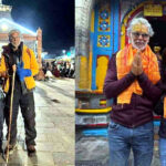उत्तराखंड 30 किमी ट्रैकिंग कर धर्मपत्नी सहित केदारनाथ पहुंचे फिल्म अभिनेता मिलिंद सोमन, पुजा दर्शन कर लिया आशीर्वाद, सांझा की तस्वीरें,,,,