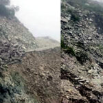 उत्तराखंड भूस्खलन से आला गांव के पास आठ मीटर सड़क क्षतिग्रस्त लगभग 1500 लोग हुए प्रभावित,,,,