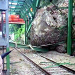 उत्तराखंड हरिद्वार काली माता मंदिर भीमगोडा में रेल ट्रेक पर गिरा पहाड़, हरिद्वार देहरादून ऋषिकेश रेल मार्ग प्रतिबंधित,,,,