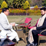 उत्तराखंड मुख्यमंत्री पुष्कर सिंह धामी से सांसद अनुराग सिंह ठाकुर ने शिष्टाचार भेंट कर की चर्चा,,,,
