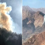 उत्तराखंड के नंदा देवी राष्ट्रीय पार्क में आग का तांडव बरकरार लगातार पांचवें दिन भी नहीं बुझी पहाड़ों की आग,,,,