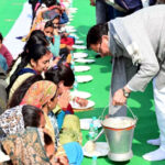 उत्तराखंड के माघ खिचड़ी भोज में पहुंचे मुख्यमंत्री पुष्कर सिंह धामी, खड़ी होली की धुनों पर झूमे टनकपुर की लोग,,,,