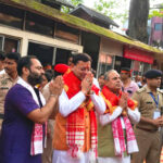 उत्तराखंड मुख्यमंत्री पुष्कर सिंह धामी ने कामाख्या देवी मंदिर में पूजा-अर्चना कर लिया आशीर्वाद,,,,,