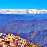 उत्तराखंड के पौड़ी बादलों की ओट से बाहर आया हिमालय, साफ मौसम के बीच बर्फ से ढकी चोटियों का विहंगम दृश्य लोगों ने कमरे में किए कैद,,,
