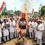 उत्तराखंड हरिद्वार युथ कांग्रेस ने फूंका भाजपा प्रदेश अध्यक्ष का पुतला, मल्लिकार्जुन खरगे के पुतले के शुद्धिकरण पर जताया आक्रोश,,,