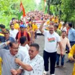 उत्तराखंड बिंदुखत्ता को राजस्व ग्राम बनाने की मांग तेज, 23वें दिन शांतिनगर से गांधीनगर पहुंची पदयात्रा, गौलापार के आंदोलन से जुड़ने की तैयारी,,,