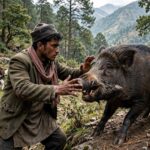 उत्तराखंड जंगली सूअर से दो मिनट तक निहत्थे भिड़ा युवक, थल क्षेत्र में बकरियां चराने गए ग्रामीण को किया लहूलुहान, साहस से बची जान,,,,