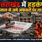 उत्तराखंड प्रदेश में 3 से 4 जिलों के DM सहित CDO, ADM और SDM स्तर पर बदलाव की संभावना, तीन साल से जमे अफसरों पर गिरेगी गाज,,,